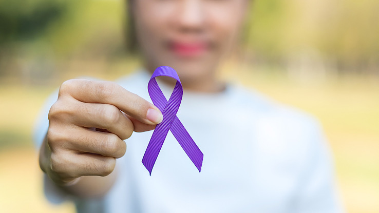 Lupus purple ribbon